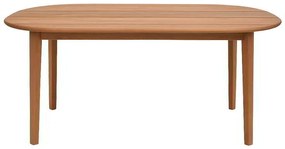 Τραπέζι Skyl pakoworld teak ξύλο σε φυσική απόχρωση 190x90x75εκ