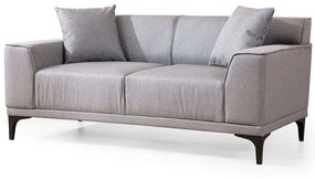 Καναπές Διθέσιος Petra 560ARE1526 163x69x86cm Light Grey