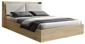 Κρεβάτι Akvare (Για Στρώμα 150x200cm) 072-000127 Με Αποθηκευτικό Χώρο 151x201x98cm Natural Διπλό