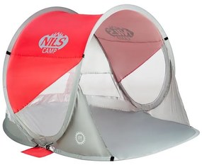 Σκηνή Παραλίας NC3142 Κόκκινη/Γκρι POP UP NILS CAMP