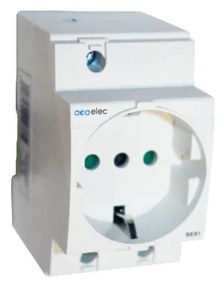 DIN RAIL SOCKET GER. STD -2P+E 16A - 2,5M ACA DY02090001