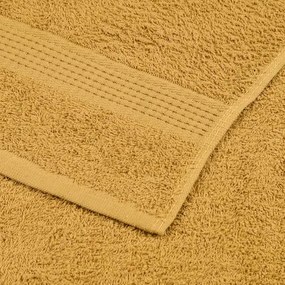 vidaXL Χειροπετσέτες FROGN 10 τεμ. Χρυσές 50x100 εκ. 360 γρ./μ²