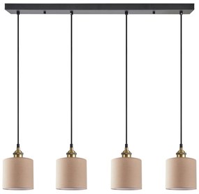 SE21-BR-10-4BL-SH3  MAGNUM BRONZE Brown Shade Pendant+