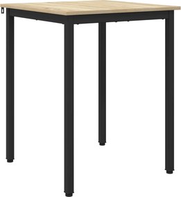 vidaXL Τραπεζαρίες 60 x 60 x 75 cm Επεξεργασμένο Ξύλο Sonoma Δρυς