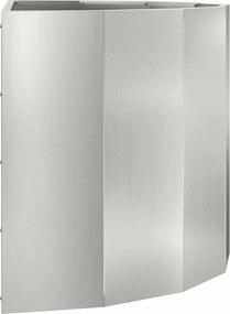 vidaXL Γλάστρα Ασημί 90 x 45 x 50 εκ. Επικαλυμμένος Χάλυβας