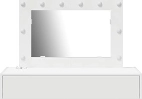 vidaXL Τραπέζι περιποίησης Λευκό 100 x 40 x 70 εκ. Επεξεργασμένο ξύλο