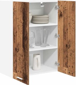 vidaXL Κρεμαστό ντουλάπι Παλιό ξύλο 60 x 31 x 80 εκ.
