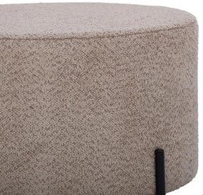 Στρογγυλό Σκαμπό Kristal Fylliana Cappuccino 60x40 εκ. 60x60x40 εκ.