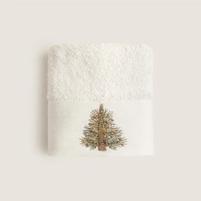 Stewehome πετσέτα χεριών από μπαμπού Λευκό 45x45 cm