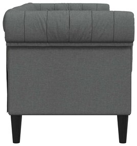 vidaXL Καναπές Chesterfield Σκούρο γκρι 182.5 x 74.5 x 74.5 εκατοστά