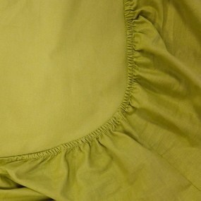 Σεντόνι King Size Με Λάστιχο (180x200+35) Naf-Naf Hue Χακί