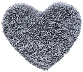 Πατάκι Μπάνιου Cuore 24 Grey Kentia 50X60 100% Cotton