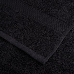 vidaXL Premium Χειροπετσέτες "SOLUND" 50 τεμ Μαύρο 50x100 cm 550 gsm