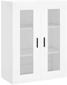 vidaXL Ντουλάπι Λευκό 69,5x34x180 εκ. από Επεξεργασμένο Ξύλο