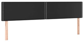 Κεφαλάρι Κρεβατιού LED Μαύρο 180x5x78/88 εκ. Συνθετ. Δέρμα 3121574