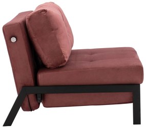 Πολυθρόνα - Κρεβάτι CONSTANCE C3078.12 Βελούδο Σάπιο Μήλο 95x92x66Υ εκ. 95x92x66 εκ.