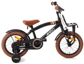 2Cool 14 Inch 24 cm Boys Coaster Brake Black