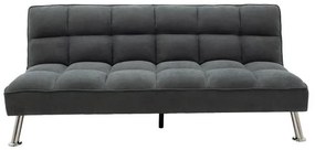 Καναπές - Kρεβάτι Rebel 3θέσιος Ύφασμα Ανθρακί 189x92x82 εκ. 189x92x82 εκ.