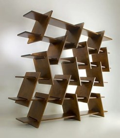 Intra απο ξύλο plywood 3mm-4mm πάχος - Αρθρωτά ράφια Δίασταση 30x30 cm Intraeaxys-lopq45k7