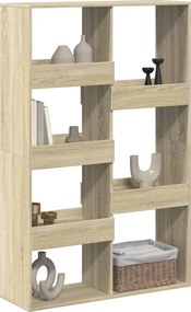 vidaXL Βιβλιοθήκη/Διαχωριστικό Χώρου Δρυς 100x33x155,5 εκ. Επεξ. Ξύλο