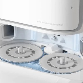 Ρομποτική ηλεκτρική σκούπα Dreame L10 Ultra, 5300 Pa, 5200 mAh, 75W, Έως 200 m2, 3D χαρτογράφηση, αισθητήρας LDS, σταθμός φόρτισης, αυτονομία έως 210 λεπτά, λευκό