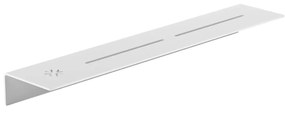 Ράφι Επιτοίχιο με αποστράγγιση W500xD93xH50mm Stainless Steel White Mat Verdi Strantza 7232001