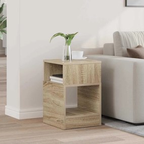 vidaXL End Table Δρύς Sonoma 30,5 x 30 x 45 εκ Επεξεργασμένο Ξύλο