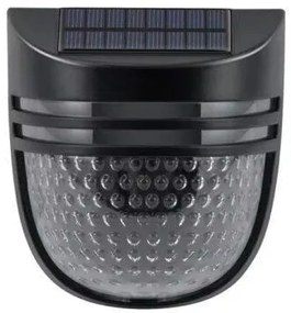 Ηλιακό Φωτιστικό Τοίχου 5V 0,3W 3000K IP65 Μαύρο 110x102x57mm Universo YH0613-C