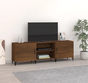vidaXL Έπιπλο Τηλεόρασης Καφέ Δρυς 150x30x50 εκ. Επεξ. Ξύλο