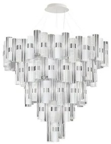 Πολυέλαιος Κρεμαστό Φωτιστικό Οροφής LED 390W Dimmable La Lollona 5 Slamp-LALS5XLWHT06T00NMTEU-Λευκό LALS5XLWHT06T00NMTEU