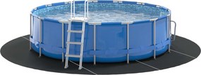 vidaXL Εδαφοκάλυψη Πισίνας Ø 500 cm (2 mm) Γύρος Μη Υφαμένο Ύφασμα