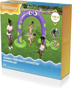 Παιχνίδι Ψεκαστήρας νερού Bestway Πλαστική ύλη 244 x 84 x 198 cm