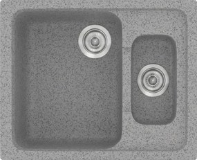 Sanitec Classic 330 (62×51) - Γρανιτένιος νεροχύτης - Granite GREY