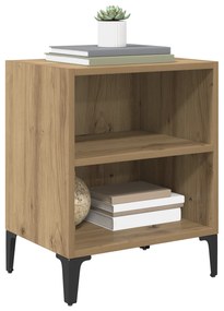 vidaXL κομοδίνο  Μασίφ δρυς 40x30x50 εκ. Εργονομικό ξύλο