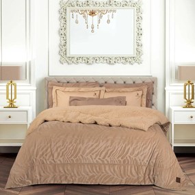 Κουβερτοπάπλωμα Κοτλέ-Sherpa King 240x250εκ. Essential 4434 Beige Greenwich Polo Club