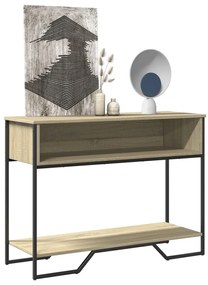 Τραπέζι Κονσόλα Sonoma Δρυς 100x35x74,5 εκ. Επεξεργασμένο Ξύλο