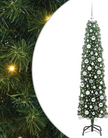 vidaXL Τεχνητό Χριστουγεννιάτικο Δέντρο με 300 LED Πράσινο 180 cm