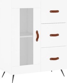 vidaXL Ντουλάπι Λευκό 69,5x34x180 εκ. από Επεξεργασμένο Ξύλο