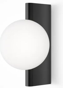 Απλίκα Φωτιστικό Τοίχου 1xG9 Γυαλί Λευκό Avant Garde Maytoni MOD324WL-01B Μαύρο