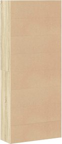 vidaXL Βιβλιοθήκη Sonoma Δρυς 80 x 30 x 189 εκ. Επεξεργασμένο Ξύλο