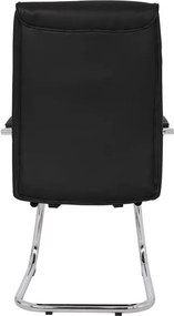 ΠΟΛΥΘΡΟΝΑ JACOB HM1045.11 ΜΑΥΡΟ PU ΜΕ ΒΑΣΗ ΧΡΩΜΙΟΥ 57x66,5x102 cm
