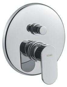 Armando Vicario Slim Chrome Μίκτης Εντοιχισμού 2 Εξόδων με Εκτροπέα 500050D-100