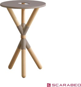 Scarabeo Cross Sand Φ52 Solid Wood - Βάση για νιπτήρα