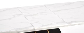 VINCENZO table white marble, leg black/gold DIOMMI V-CH-VINCENZO-ST