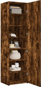 vidaXL Ντουλάπι Καπνιστή Δρυς 50x42,5x185 εκ. από Επεξεργασμένο Ξύλο