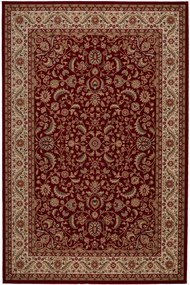 Χαλί Lovewool 72851 51066 Bordo-Beige Βιοκαρπέτ 160X230cm