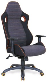 Καρέκλα γραφείου Houston 321, Γκρι, 120x64x65cm, 21 kg, Με μπράτσα, Με ρόδες, Μηχανισμός καρέκλας: Κλίση | Epipla1.gr