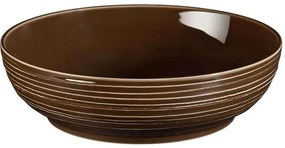 Σαλατιέρα Terra Earth 001.765008K2 25x25x6,6cm Brown Espiel Large Porcelain