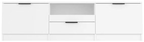 vidaXL Έπιπλο Τηλεόρασης Λευκό 140x35x40 εκ. από Επεξεργασμένο Ξύλο