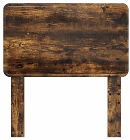 vidaXL Κεφαλάρι Καπνιστό Δρύς 75 cm Επεξεργασμένο ξύλο
